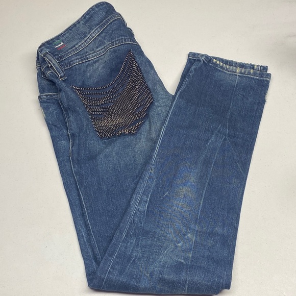 Diesel Classic Indigo Straight Leg Jeans - Picture 8 of 11